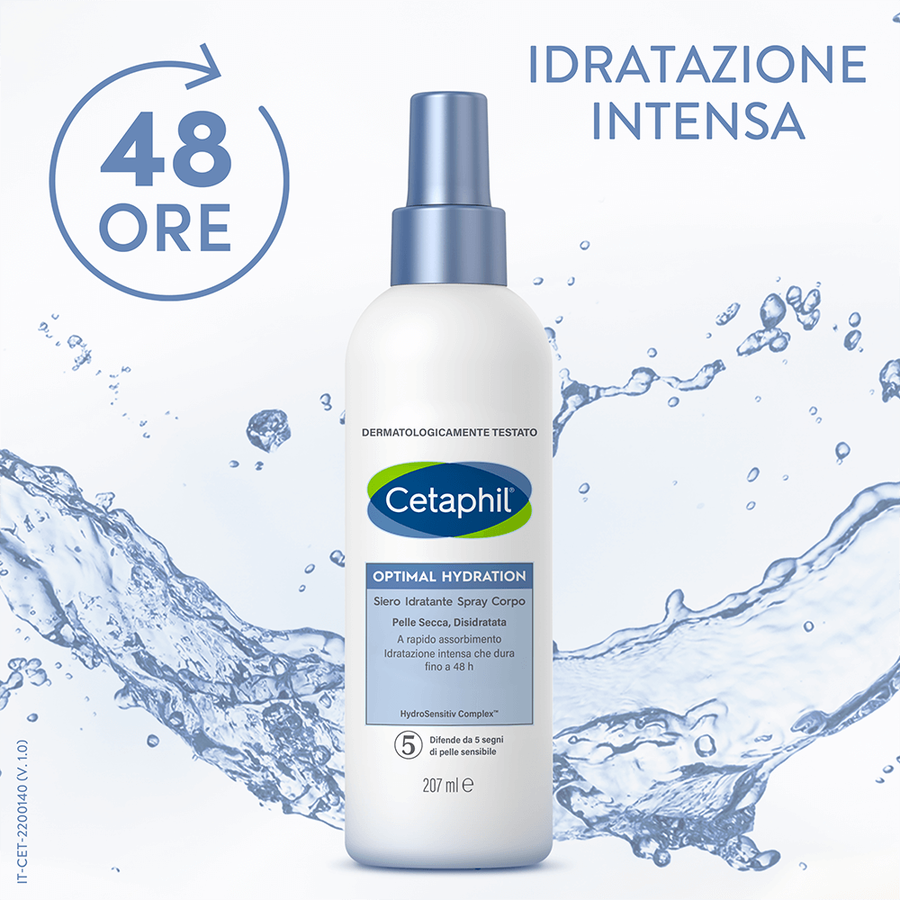 Cetaphil Optimal Hydration Siero Idratante Spray Corpo Cetaphil Optimal Hydration Siero Idratante Spray Corpo