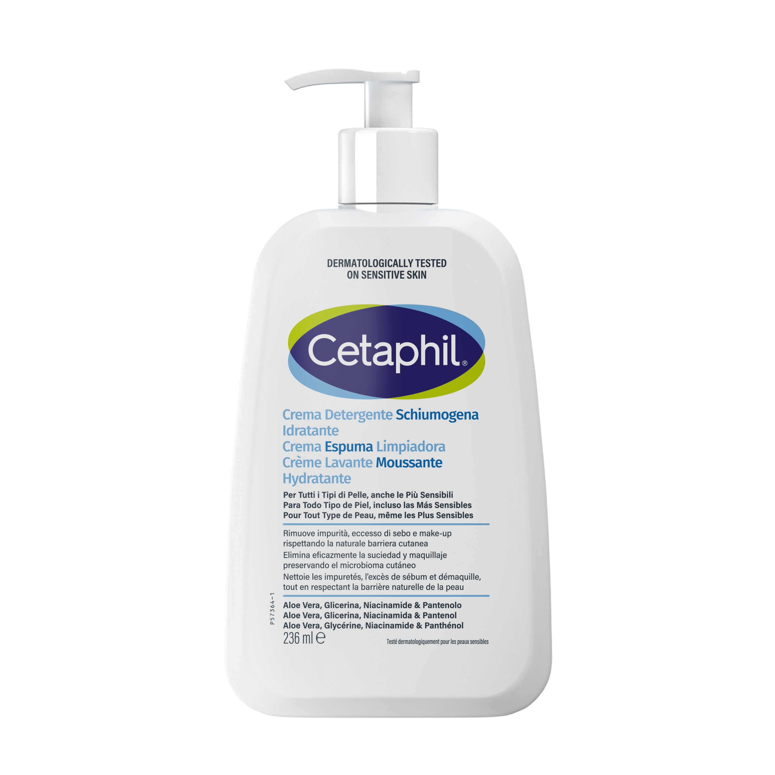 Crema Detergente Schiumogena Idratante - 236ml