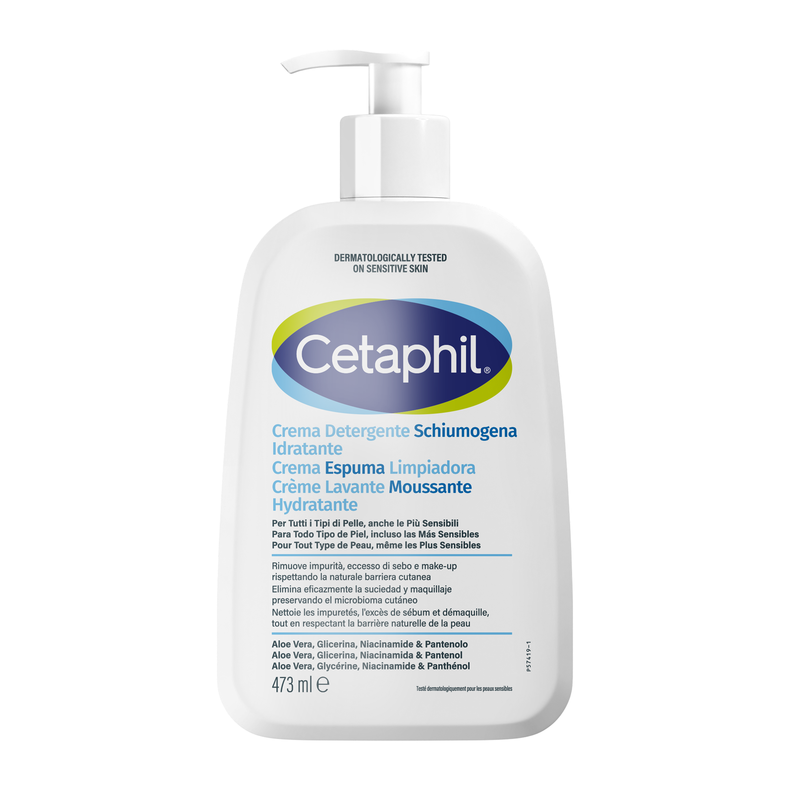 Crema Detergente Schiumogena Idratante - 473ml